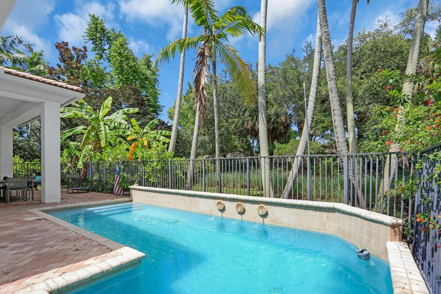 Stunning newly renovated 3 bedroom, 2 bath home situated in the heart of Palm Beach Gardens on one of the largest most tropical lush private lots in the popular Guard Gated Community of Evergrene. Step into this one story luxurious open concept plan. All top of the line appliances, nugget ice machine, bar fridge, Cafe Double Ovens, Fridge and Dishwasher. All new Azure Monaco hardwood flooring throughout the home. Step outside to your private retreat with your newly surfaced pool and large fenced patio. Evergrene has a clubhouse, resort style pool, spa, waterpark/splash pad, Tiki bar, Pickleball, Basketball and a gym. Make this your new home.