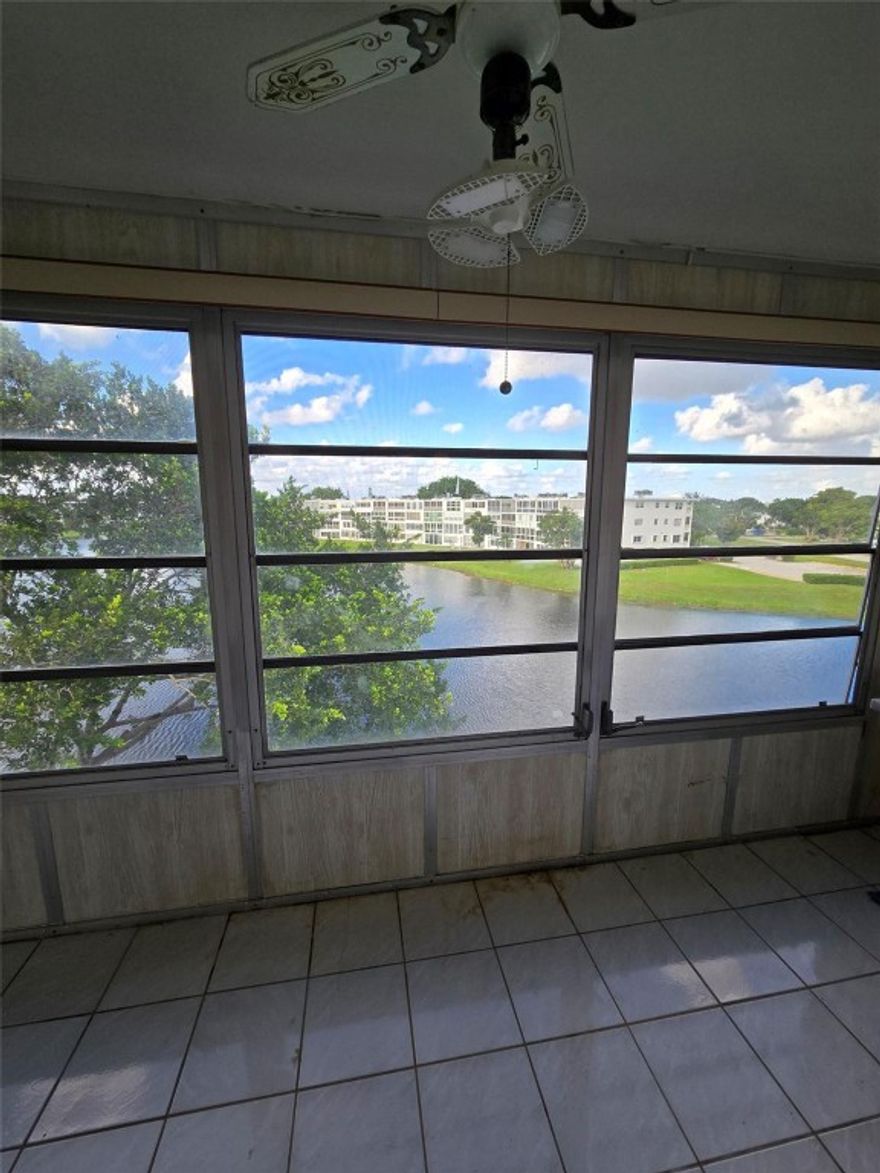 PENTHOUSE with BEAUTIFUL WATER VIEW! 1 bedroom, 1.5 bath condo on the fourth floor in  Harwood area.  Close to the Military entrance .  Tile floor throughout entire condo.  CENTRAL AIR, lots of closet space. Amenities include club house, large swimming pools, theater, tennis, free transportation and much more.55+ community.