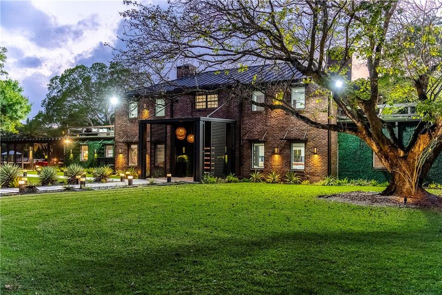 This true Gem, in the heart of Southwest Ranches sits on 7.5 Acres of Finley manicured land that includes a tennis court, soccer pitch, a state-of-the-art sand equestrian ring, infinity edge pool, and 10 large horse stalls. Now on to the entertainers dream, you have 2 separate pergolas that were built with designer Michael Penalis, an out door kitchen with a hibachi grill, pizza oven, wine fridge and a BBQ. The completely updated home has a  master bedroom on the 1st floor, a kitchen with Italian Callcuta quartz counter tops and every feature you can think of through out the home. For those of you with older kids, a separate 2 bedroom apartment. Southwest Ranches is the new Beverly Hills, the whose-who are moving there and with eh new I-75 entrance easy access to Miami and Fort Lauderdale.