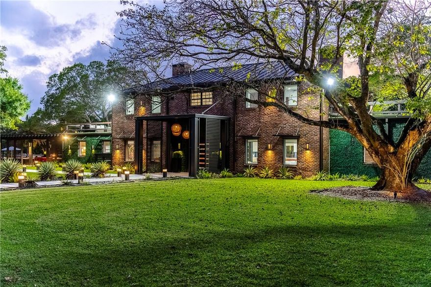 This true Gem, in the heart of Southwest Ranches sits on 7.5 Acres of Finley manicured land that includes a tennis court, soccer pitch, a state-of-the-art sand equestrian ring, infinity edge pool, and 10 large horse stalls. Now on to the entertainers dream, you have 2 separate pergolas that were built with designer Michael Penalis, an out door kitchen with a hibachi grill, pizza oven, wine fridge and a BBQ. The completely updated home has a  master bedroom on the 1st floor, a kitchen with Italian Callcuta quartz counter tops and every feature you can think of through out the home. For those of you with older kids, a separate 2 bedroom apartment. Southwest Ranches is the new Beverly Hills, the whose-who are moving there and with eh new I-75 entrance easy access to Miami and Fort Lauderdale.