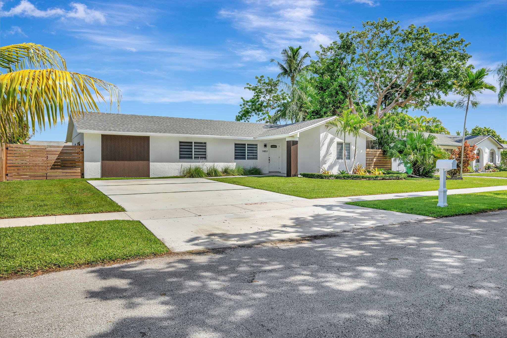 Beautiful one-story single-family home, offering 4 bedrooms and 2 full baths on a spacious lot. The house has been fully renovated with contemporary sophisticated finishes featuring impact glass doors and windows, new appliances, new cabinets and counter tops. Its bright and airy and centrally locate, close to schools, shopping and major highways. Yard maintenance is included. No pets allowed ,renters insurance required.