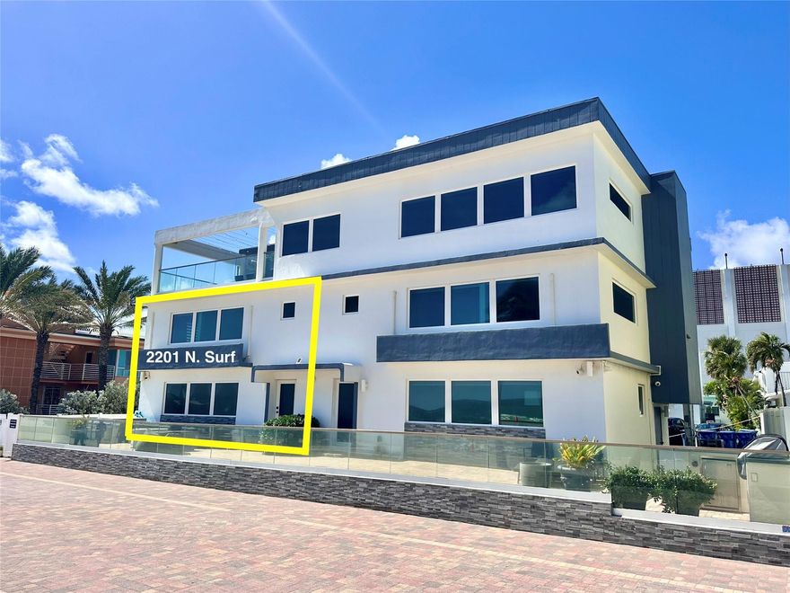 Unique opportunity to spend this winter in a front row seat on Hollywood Beach, Florida.  This 4 bedroom apartment in a 3 unit building sits directly on Hollywood's famous beachfront Broadwalk. Walk out the back door and you're on the beach, just steps away from all of the shopping, dining and excitement of this popular promenade on the ocean. The unit is fully furnished and comes with two covered parking spots. 4 month seasonal rental preferred but owner will consider a shorter term lease. 30 day minimum rental required.