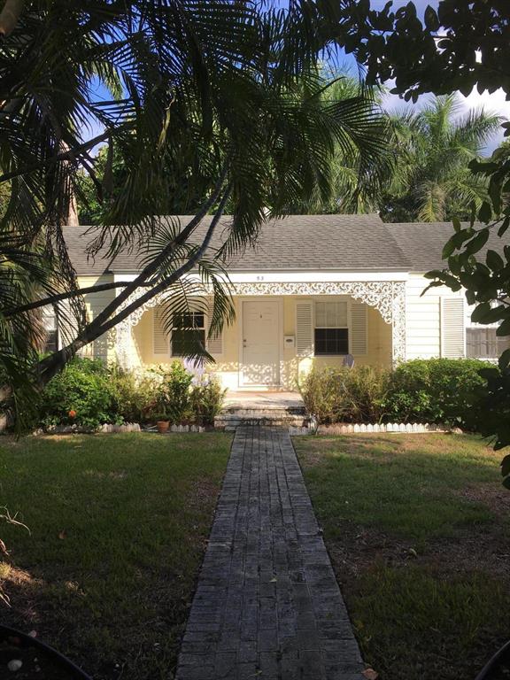 Location , Location. Heart of Delray1 block from trendy Atlantic Ave. and 3 blocks to beach.This lovely vintage cottage is located in the Historic Marina District. Three bedrooms, 2 baths. Fireplace in living room with vaulted ceilings. . This home exudes the charm of old Delray. Pets allowed with restrictions.