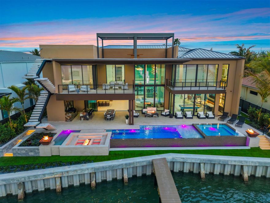 Experience brand-new waterfront perfection in Jupiter, where the water truly takes center stage. This 2026 new-construction masterpiece offers 6 bedrooms, 7.5 baths, and 7,514 SF under air (13,001 SF total), all designed to showcase the legendary ''Jupiter Blue'' Intracoastal and ocean from the third floor deck. Every room opens to breathtaking, bluest-water views, creating a seamless indoor-outdoor lifestyle reminiscent of a private St. Barths resort. Featuring top-of-the-line finishes throughout, a brand-new seawall, dock, two boat lifts including a 32,000-lb high speed lift and less than two minutes to the inlet, this is boating and luxury at its finest. One of the hottest homes in one of Jupiter's most coveted locations this opportunity will not last.