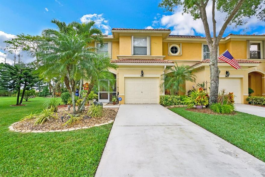 Beautiful upgraded 3 bedroom 2.5 bath home in the highly desirable gated community of Seminole Lakes. Situated on one of the largest lots with no neighbors behind you for added space and privacy. Home features new tile  flooring, custom kitchen with center island, upgraded bathrooms, extended paver patio, alarm system and hurricane accordion shutters. Excellent location close to shopping and dining.