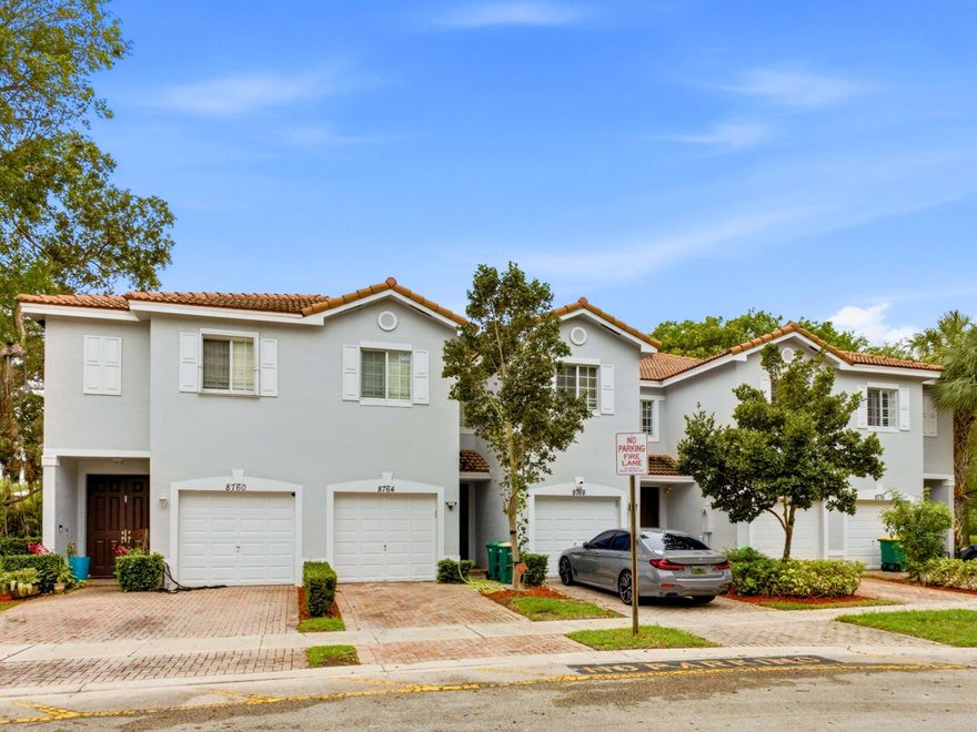 Welcome home to this beautifully updated 2-bedroom + den, 2.5-bath, 1 car garage townhome located on a quiet cul de sac in Cypress Walk. The kitchen features granite countertops, newer stainless steel LG appliances, and a GE stacked Microban washer and dryer. Upstairs offers two bedrooms plus a versatile den that can serve as a third bedroom, home office or family loft. Bathrooms have been updated with new tile flooring, tiled showers, and frameless glass doors. Additional features include under stair storage, overhead Saferacks storage in the garage, and an extended driveway that accommodates up to two cars. This home blends modern updates with practical features, making it an ideal choice for anyone seeking comfort and convenience in a desirable community.