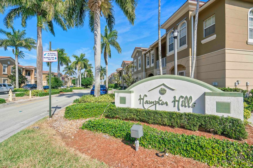 Beautiful and spacious 2-bedroom, 2.5-bath townhouse with a 1-car garage, located in the desirable gated community of Hampton Hills in Tamarac. This well-kept home features granite countertops, stainless steel appliances, and a functional breakfast bar. The main living areas offer tile flooring, while the bedrooms and staircase showcase wood floors for added warmth. The unit also includes a washer and dryer for added convenience. Residents enjoy access to a heated pool, clubhouse, fitness center, playground, and secure gated entry.