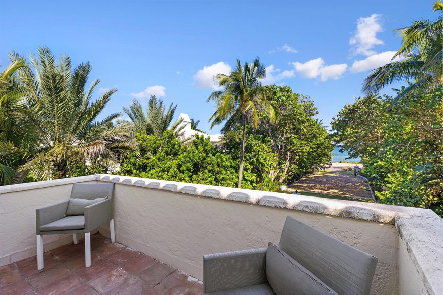 Fabulous opportunity to acquire an oceanfront property on Billionaires Row in Palm Beach's Estate Section. This unique property was originally designed by Addison Mizner and features 3BR/3.1BA, beach access, gorgeous views of the Atlantic Ocean and peeks of the Intracoastal Waterway.