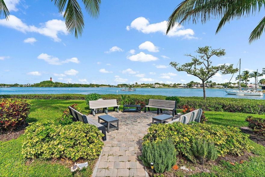 Fully furnished charming 2-bedroom, 2-bath condo in the heart of Jupiter, FL. Perfectly situated within a low-rise building, this 1,063-square-foot gem offers the ideal balance of comfort and convenience.  Step into a bright and welcoming living space with room to relax and entertain. The two generously sized bedrooms provide ample room for restful retreats, while the two well-appointed bathrooms ensure comfort and privacy.  Outside, you'll find a beautifully maintained pool and a barbecue area, perfect for enjoying Florida's sunny days or hosting gatherings with friends and neighbors. Assigned parking adds convenience, and you'll love the extra perks of private storage and a bike room for all your organizational needs.  Fully Furnished.  One of the best locations by the Jupiter Inlet!