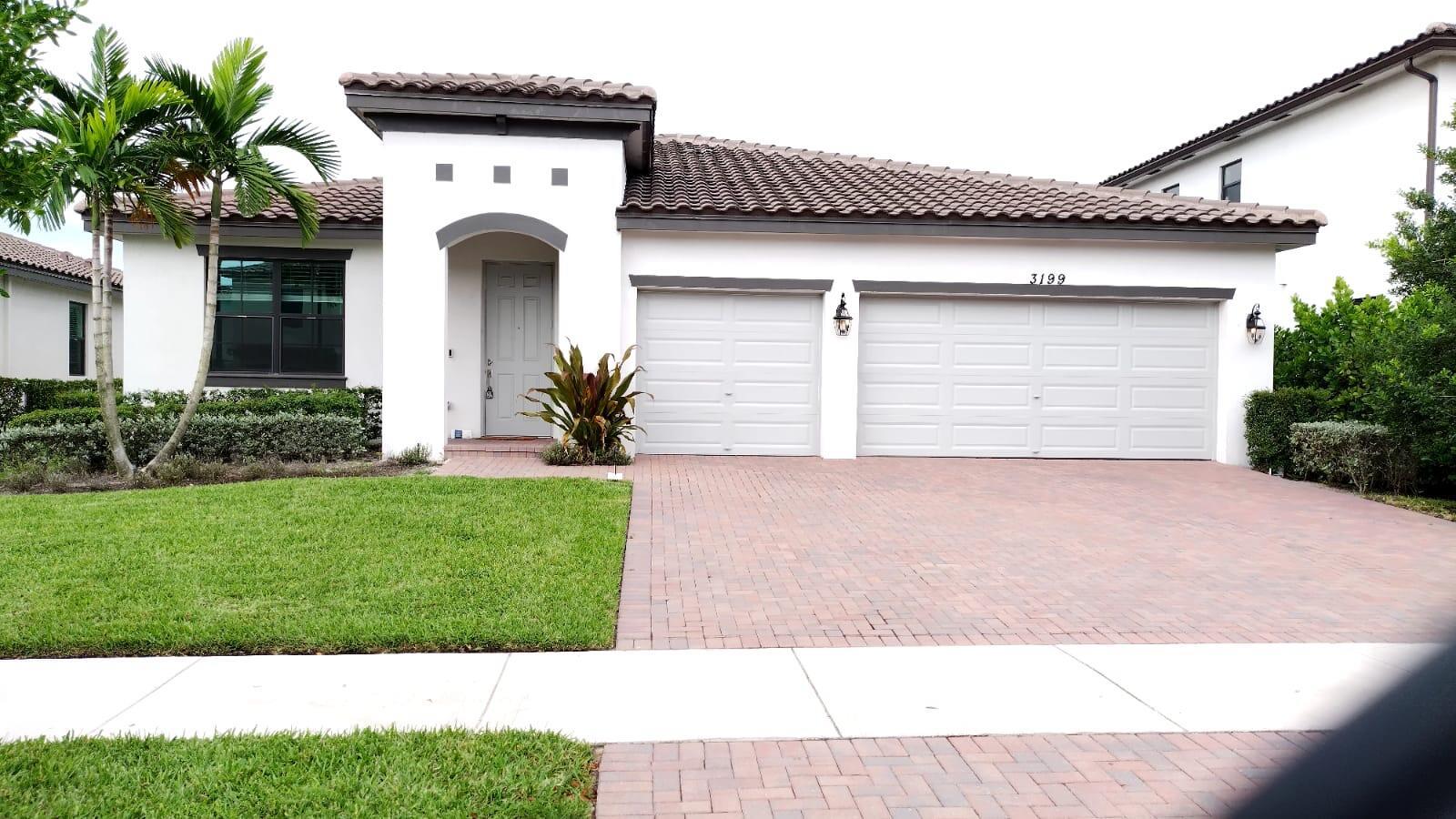 Magnificent lake view single-family home in Prestigious Bella Sera. Newer development, close to everything, Hospitals, Restaurants, shopping malls, Highways, Polo fields, beaches and more!!!!!!!! It won't last.WATER FILTRATION SYSTEM ADDED FOR SOFT CLEANING AND REVERSE OSMOSIS DRINKING WATER