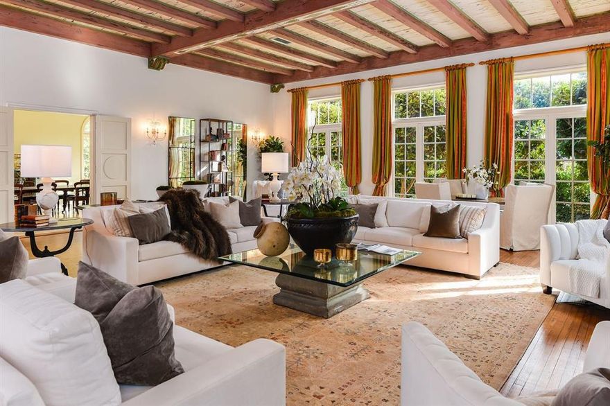 Just one property from the Atlantic is this outstanding 1920's Addison Mizner designed residence on prestigious Dunbar Road. ''Costa Bella'' has been updated to today's luxury standards and offers 4 principal bedrooms plus 4 additional sea view guestrooms. Oceanview master suite has dual baths and large walk in closets. Impeccable original details include exquisite plaster relief ceilings, massive stone staircase, gorgeous tilework, soaring stenciled pecky cypress ceilings and oversized windows that provide streams of light throughout. Huge chefs kitchen with family room and butler's pantry. Spacious basement level wine cellar and three-car garage. Beach access steps away. The ultimate house for entertaining and gracious daily living.