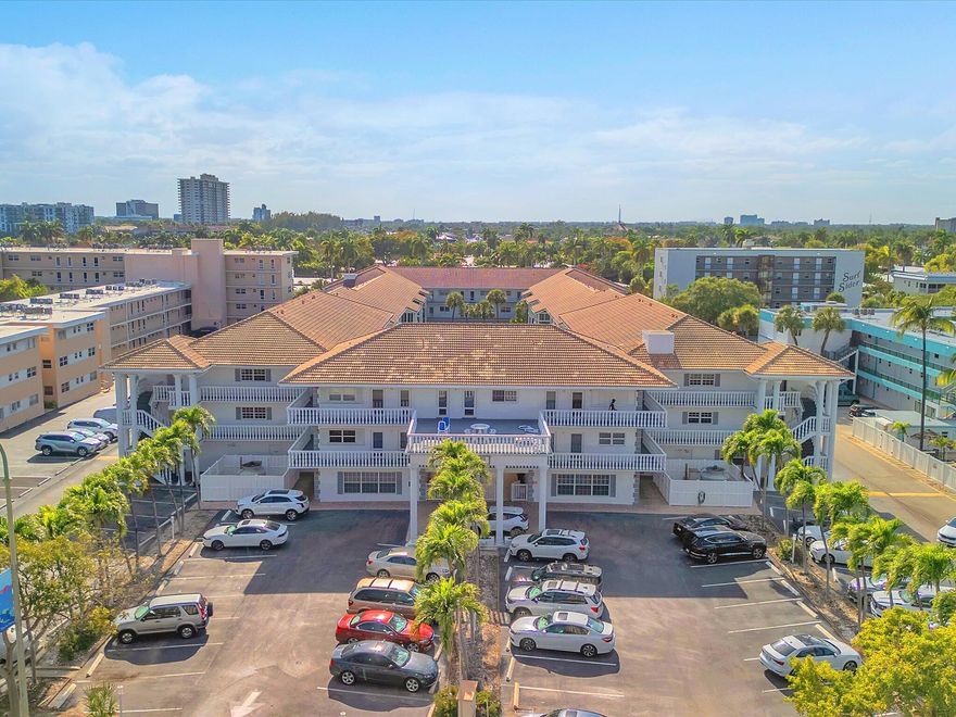 Experience elevated waterfront living in this beautifully updated 2-bedroom, 2-bath condo in sought-after Lauderdale-by-the-Sea. Enjoy breathtaking Intracoastal views, golden sunsets, and passing yachts from your private screened-in balcony. The light-filled interior features tile flooring throughout, impact glass, crown molding, and spacious walk-in closets. Two storage units provide rare added convenience. Just steps to DEEDED BEACH ACCESS - walk to the sand, dine nearby, and enjoy the coastal lifestyle. Relax at the resort-style pool or take advantage of possible COMMUNITY DOCK SPACE (subject to association approval) with NO FIXED BRIDGES. $1.5M building restoration completed with 40-year certification and no current special assessments.