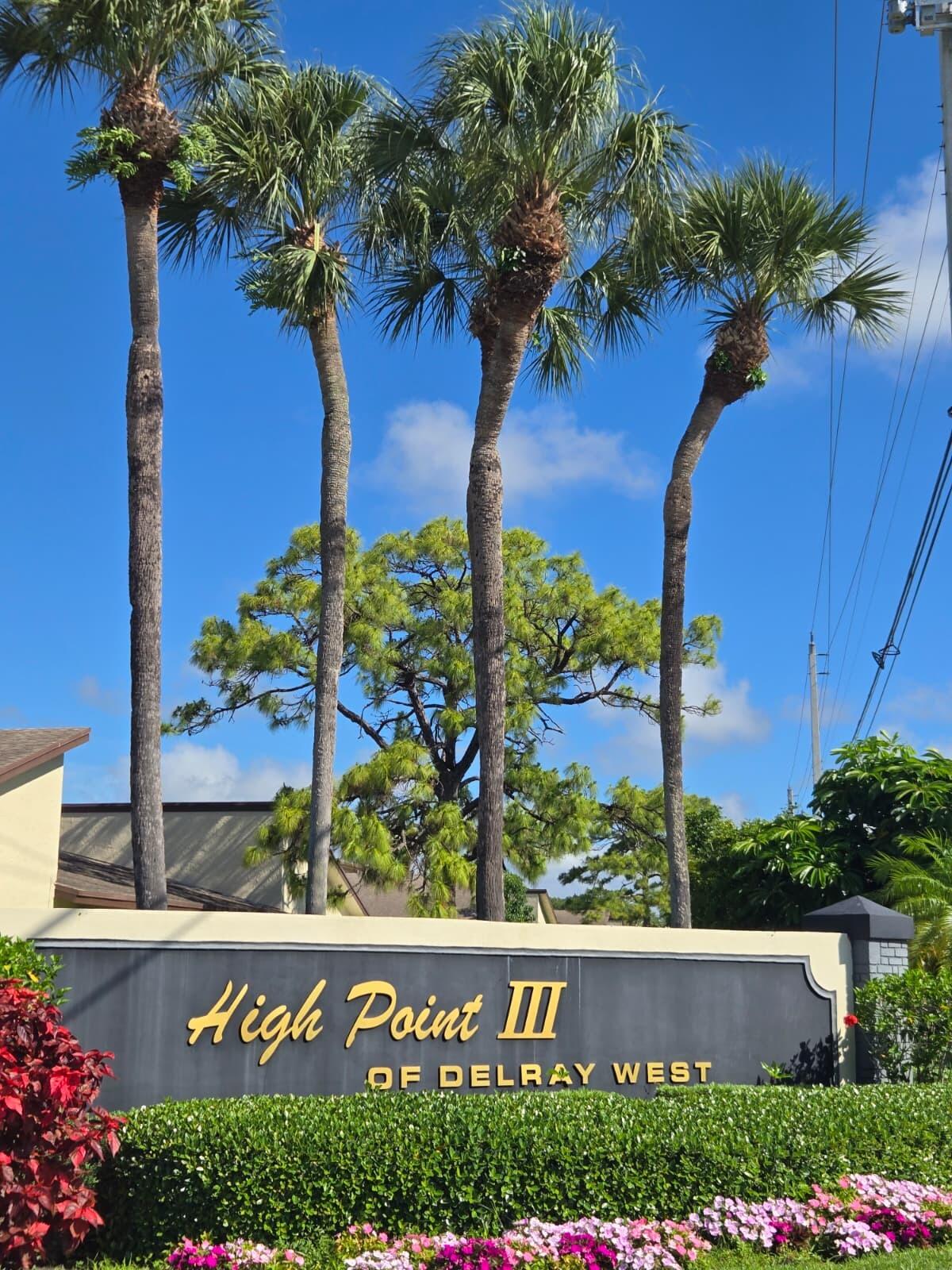 HIGH POINT OF DELRAY WEST CONDO SEC 3 - Residential