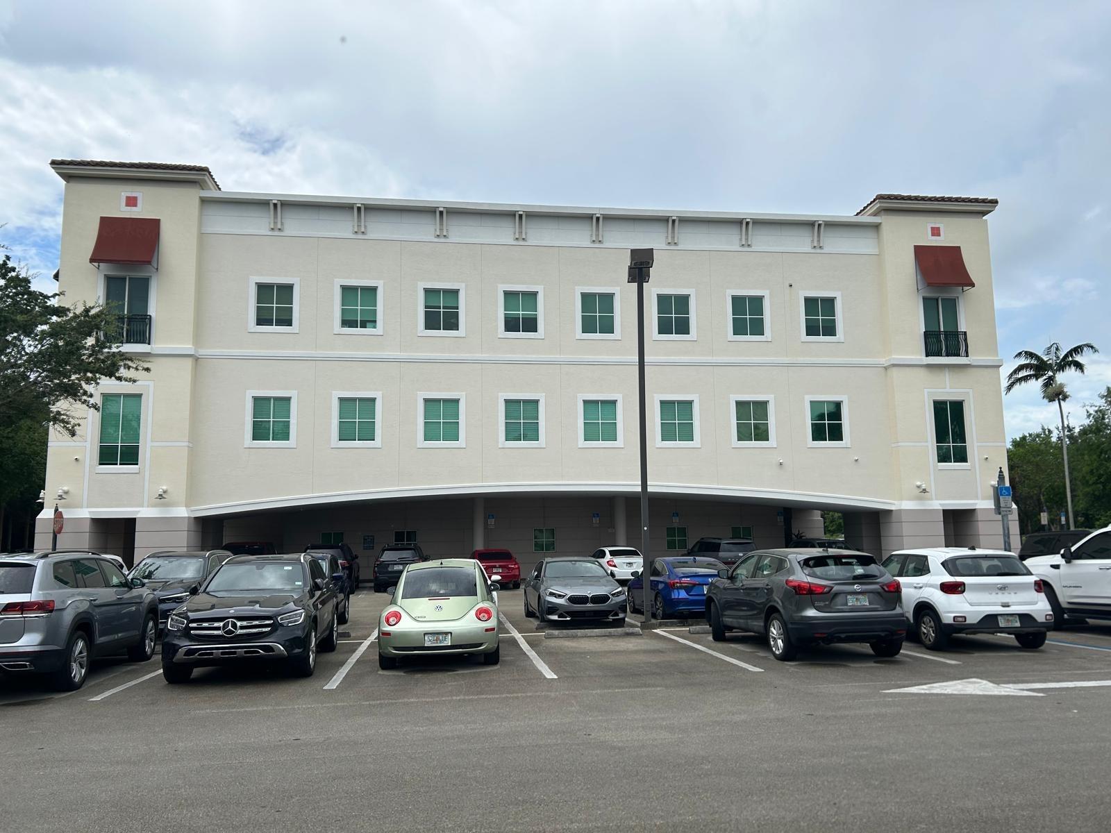 Positioned between Memorial Hospital Miramar and Memorial Hospital West, this turnkey 1,858 SF medical office offers an exceptional leasing opportunity in one of Miramar’s most sought-after healthcare corridors. The suite is thoughtfully designed for medical use, featuring four exam rooms (two with sinks), one corner office and two additional executive offices, a reception area, and two private restrooms—ideal for seamless patient and staff flow. While the space is move-in ready, please note that furniture is not included in the lease. With two private covered parking spaces and proximity to major hospitals, this location offers visibility, accessibility, and convenience for any healthcare provider looking to establish or expand in West Broward.