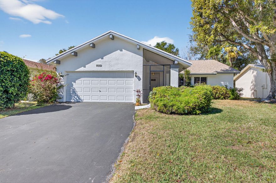 Welcome to this recently renovated and freshly painted single-family home in the highly desirable Greenbriar community of West Boca Raton. This beautifully updated 3-bedroom, 2-bathroom residence is the definition of true pride of ownership. From the moment you walk in, you'll notice the care and attention to detail throughout. The home features a stunning modern kitchen with upgraded finishes, along with tastefully renovated bathrooms that feel fresh and contemporary. Tile flooring runs throughout the main living areas, while high-end laminate flooring in the bedrooms adds warmth and comfort. Major upgrades provide peace of mind and long-term value, including a brand-new roof (2024), impact windows, new A/C system, and a new hot water heater. Everything has been thoughtfully updated so you can move right in without lifting a finger. This home is truly walk-in ready and just needs you to call it home.
Located within walking distance to the community pool, with access to tennis and pickleball courts, Greenbriar offers an active and enjoyable lifestyle. You're also conveniently situated near top-rated restaurants, grocery stores, shopping centers, and places of worship -- everything you need just minutes away.