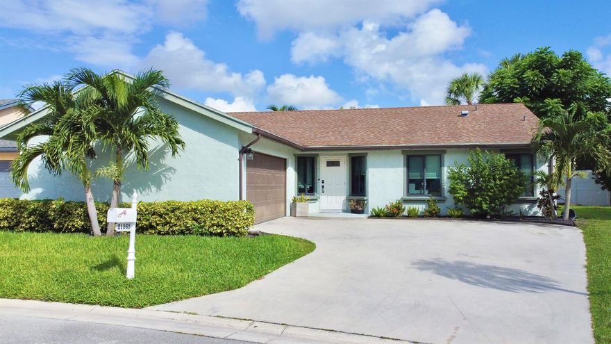 Seller will give credit of $19K to replace the roof and the back patio roof as well. Recent estimate 08/2025. Beautiful remodeled house in west Boca, A/C 2022, impact windows and doors all over the house tons of kitchen cabinets with lights inside 2 lazy susan, recessed LED lighting, no popcorn, black out curtains in bedrooms and soft white curtains in the rest of the house, automated lights in bathrooms and Bluetooth  speakers. The HOA is $160   per month, the lowest in the area. Enjoy the beautiful community pool and and a nice playground for your kids to play.  The house is located near to West Boca Hospital, Target, Wallgreens, Walmart, Aldi, Lowes, Homesdepot and etc.....