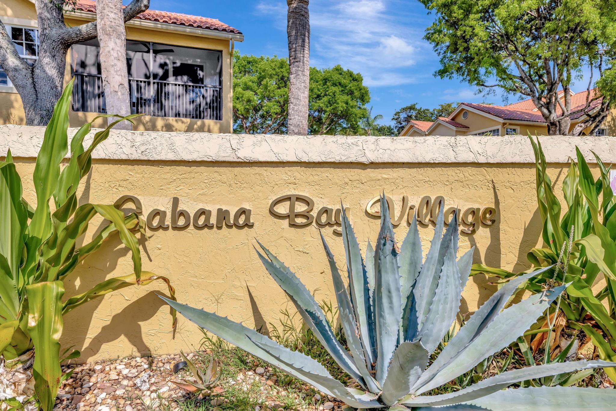 LIVE THE LIFESTYLE OF LAUDERDALE BY THE SEA IN THE TROPICAL OASIS OF CABANNA BAY VILLAGE SITUATED IN BETWEEN THE OCEAN & THE INTRACOASTAL WATER WAY. THIS 2/BED/2BED UNIT HAS VOLUME CEILINGS IN THE LIVING ROOM & DINNING ROOM MAKING THIS UNIT SEEM LARGER. BRIGHT LIVING AREA THROUGHTOUT UNIT. SIT ON YOUR SCREENED IN BALCONY HAVE A COFFER OR GLASS OF WINE ! CAN EAT IN KITCHEN WITH WINDOW OVERLOOKING THE TROPICAL LANDSCAPING. ROOMS ARE AMPLE WITH WALKIN CLOSET IN THE MASTERBED ROOM WITH LARGE EN-SUITE BATHROOM WITH NATURAL LIGHT COMING THRU THE WINDOW. UNIT CAN USE UPGRADING IF DESIRED & CREATE YOUR OWN INTERIOR DESIGN. 1 CAR GARAGE ATTACHED + AMPLE PARKING FOR GUESTS. WALK TO THE CLUBHOUSE & POOL 50 FEET AWAY. NEAR ALL STORES,RESTURANTS,HIGHTLIFE, BEACH IS 125 YARDS AWAY !