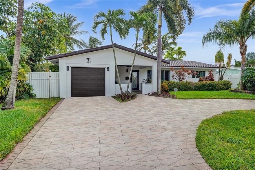 Boaters Dream on wide canal leading to the intracoastal/ocean. This home is located in the stunning neighborhood of Cypress Lake, featuring a 70' Sewall that can accommodate most boats. This stunning 3/2 home features a large open family room that flows into the kitchen with a view of the pool and the waterway. Split Bedroom arrangement with remolded baths! Relax in your own private tropical landscaped paradise. The home is protected with high impact hurricane windows and a newer roof that is wet coated ,cleaned, painted and sealed in 2022. new 4 ton A/C 3 yrs ago, new hot water heater.. Swimming pool has a saltwater generator. The exterior of the home Completely painted in 2022 as well as the interior. ceilings. New electrical panel in 2015.