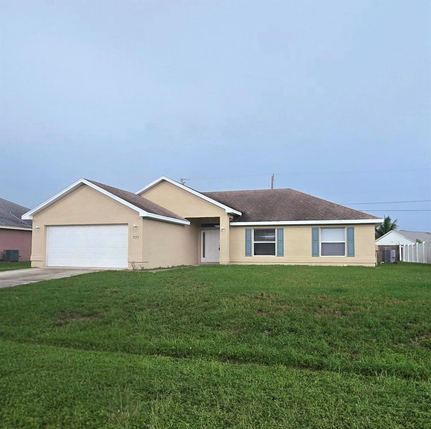 Hard to find four bedroom home. Tile throughout with a split plan layout. Conveniently located for commuters asit is close to Becker Rd with I-95 and FL Turnpike access.
