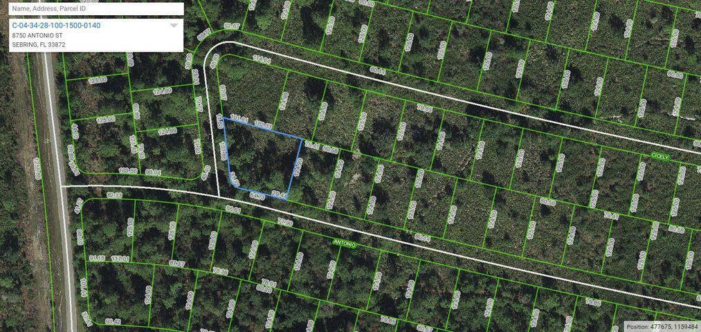 Desirable lot available in Sebring, it has easy quick access to the main roads. The location is just waiting for you to build your next dream home for your family. Great Opportunity for Investment. Minutes away from great schools, restaurants, shopping, and fun centers.