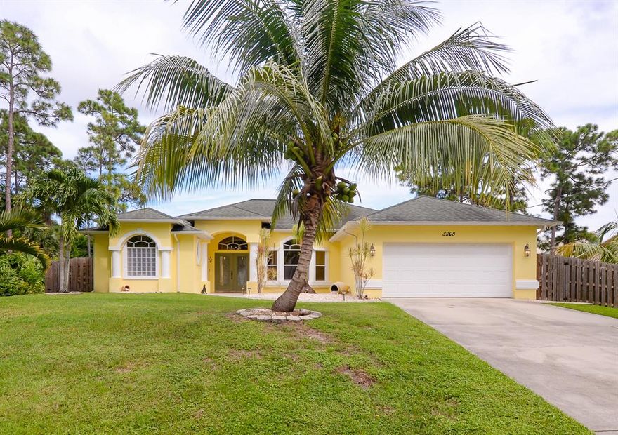 THIS IS IT!! Beautiful Indian River Estates Home. Custom built by GEM builders. This pristine 3 bedroom 2.5 bath 2 car garage has too many upgrades to mention. High end WiFi LG appliances including convection oven. Granite counter tops with granite backsplash in kitchen with open concept for entertaining. Brand new A/C with NEST programable thermostat!! ADT monitored alarm system. Tinted windows (double tinted  front windows).Dan's Fans with warranty. Tile throughout main area & custom ceramic tile in master, 2 large walk in closets, Crown molding in master with casement around doors & curved walls throughout. Tub in laundry room. LG smart drum WiFi washer & dryer negotiable. Recent septic solid & liquid pump out. Close to shopping, schools, golf, and beaches! A DEFINITE MUST SEE!!