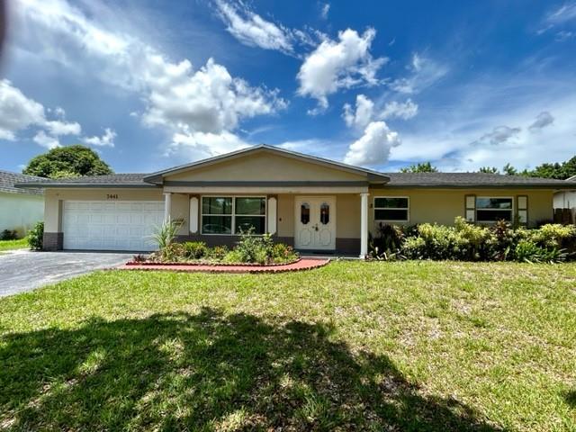 **PRETTY IN PLANTATION**OPEN SPACIOUS 4/2 2CAR GARAGE HOME WITH SPARKLING REFRESHING POOL AND AMPLE SCREENED IN PATIO WITH HUGE FENCED BACKYARD. GREAT FOR ENTERTAINING, PETS, AND BBQS. SPACIOUS HOME WITH NEWER LAMINATED FLOORS, NEWER LARGE UPGRADED REMODELED KITCHEN. EAT IN AREA, FORMAL DINNING ROOM, AND MASSIVE LIVINGROOM AREA. SOME IMPACT WINDOWS, HUGE BEDROOMS. MASTER BEDROOM SUITE HAS WALKIN CLOSET, DRESSING AREA, AND SPACIOUS SHOWER. NO HOA FEES. GREAT AREA CLOSE TO SHOPPING, STORES, SCHOOLS, PARK, MAJOR ROAD WAYS. MIRROR LAKES IS IN THE HEART OF PLANTATION.