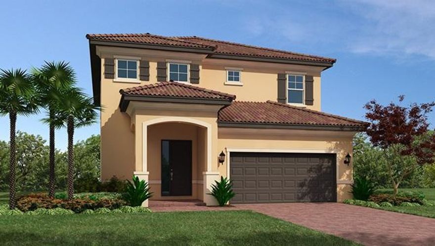 This spacious 3,062 under ac home has 5 bedrooms and 4 full baths plus a huge loft on the 2nd floor.  Tile throughout on the first floor, laminate in stairs and second floor hallways.  Kitchen features granite counter tops, upgraded cabinetry and stainless steel appliances.  

BRAND NEW HOME! CALL FOR TOUR AND MOVE IN SPECIALS- Restrictions may apply *Pictures, photographs, features, colors and sizes are approximate for illustration purposes only and will vary from the homes as built. These photos are not the actual home but it is the same plan built.