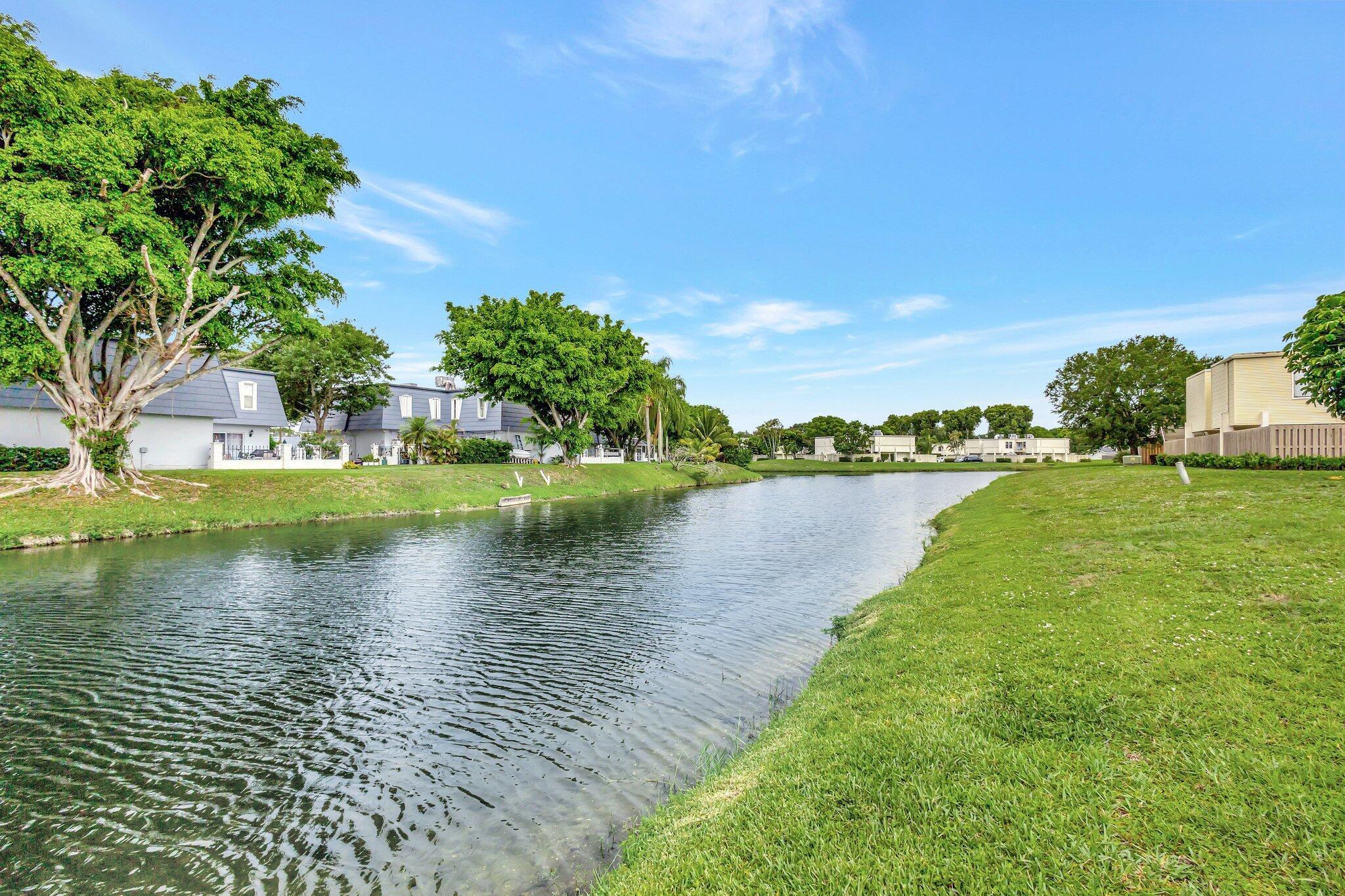 Charming 3-Bed, 2.5-Bath Townhome with Beautiful Water Views in the Heart of Wellington!This inviting townhome offers peaceful water views from every bedroom -- a rare find that makes everyday living feel like a retreat. Located in an A+ rated school district in the Wellington, you're just minutes from shopping, grocery stores, the Village of Wellington's Aquatics and Community Center, and all major equestrian venues.Features include classic Mexican tile downstairs, wood-look luxury vinyl upstairs, a private courtyard perfect for relaxing or entertaining, and a kitchen with stainless steel appliances.This home blends comfort, convenience, and a truly desirable location.