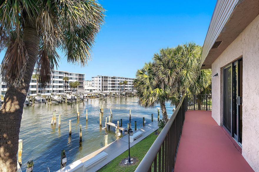 Welcome to this beautifully updated 2-bedroom, 2-bathroom, unfurnished annual rental--a second-floor end-unit condo offering direct waterfront views from your private balcony. This light and bright residence features an open-concept layout, spacious bedrooms, and abundant natural light thanks to its corner-unit positioning. The primary bedroom includes a large walk-in closet, providing excellent storage space.Enjoy peaceful waterfront living in a well-maintained community, with plenty of space to make it your own.Ideally located just minutes from shopping, dining, and some of the area's best beaches, this condo provides the perfect blend of relaxation and accessibility.Move-in ready and available now--experience waterfront living at its finest!