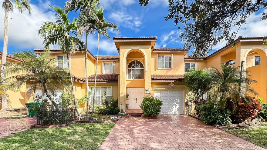 Welcome to your perfect family home in the highly sought-after Forest Ridge community in Davie! This beautifully maintained 3-bedroom, 2 1/2-bath townhouse -family home offers 1,675 sq ft of bright and open living space, featuring vaulted ceilings, a functional split-bedroom floorplan, and plenty of natural light throughout. Step outside to a private backyard where kids can play, pets can run, and the whole family can enjoy outdoor time together.
This home offers low HOA fees and a true sense of community. You’re just a short walk to IKEA and minutes from Sawgrass Mills Mall, giving you easy access to shopping, dining, and weekend fun. Plus, the home is zoned for A-rated schools and offers the peace of mind that comes with living in a safe, family-friendly area.