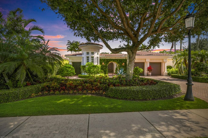 11215 Orange Hibiscus Lane, located within the Golf Estates neighborhood behind the private gates of Old Palm Golf Club. This beautifully updated property is a must-see, and only one fortunate buyer will be able to experience all it has to offer. This recently renovated Flora floor plan encompassing three spacious bedrooms and three full and two-half baths throughout 3,450 living square feet. Situated on a 1/4-acre of tropical landscaping, the new homeowner will appreciate the sweeping views overlooking the perfectly-manicured backyard.This sophisticated estate offers top-of-the-line amenities and interior details throughout its spacious floor plan. Designed for entertainment, guests can easily travel from the formal and informal living and dining areas to the gourmet chef's kitchen,