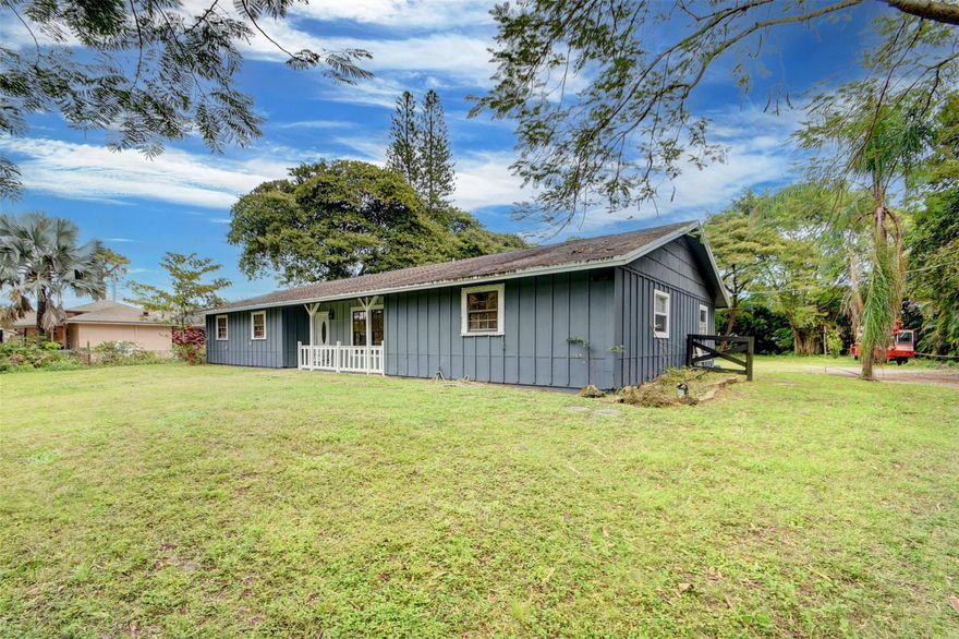 Home with Land! Agricultural Residential Zoning with over 1 acres of land, offering a unique opportunity for those looking to embrace a rural lifestyle. The split floor plan, complete with two master bedrooms, provides flexibility and privacy for residents. The large master bedroom with its walk-in closet and double sink master bath offers comfort and convenience, while the fully fenced backyard adds security and space for outdoor activities. With some home updates and personal touches, this home has the potential to become a truly special retreat for its future owner.  Horses, chickens, goats, etc. are welcomed.