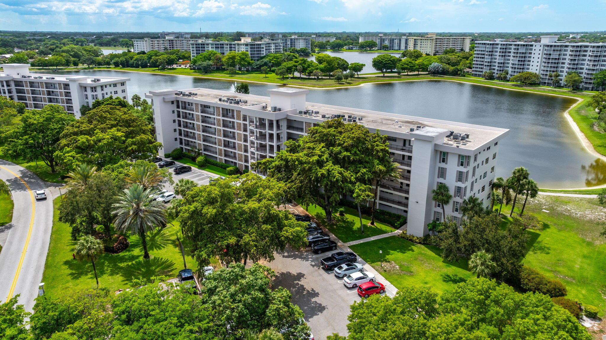 Discover serene lakeside living in this spacious 1-bedroom, 1.5-bathroom condo at Palm Aire Country Club. Enjoy breathtaking water views from your enclosed balcony, living room, and bedroom. The unit features tile & carpet flooring throughout, a well-maintained kitchen, and ample closet space. Community amenities include a pool, rec area, optional golf membership, and access to walking/biking trails. Conveniently located near shopping, dining, and entertainment options. Just minutes from I-95 and the Florida Turnpike. Ideal for those seeking a tranquil lifestyle with easy access to local attractions.