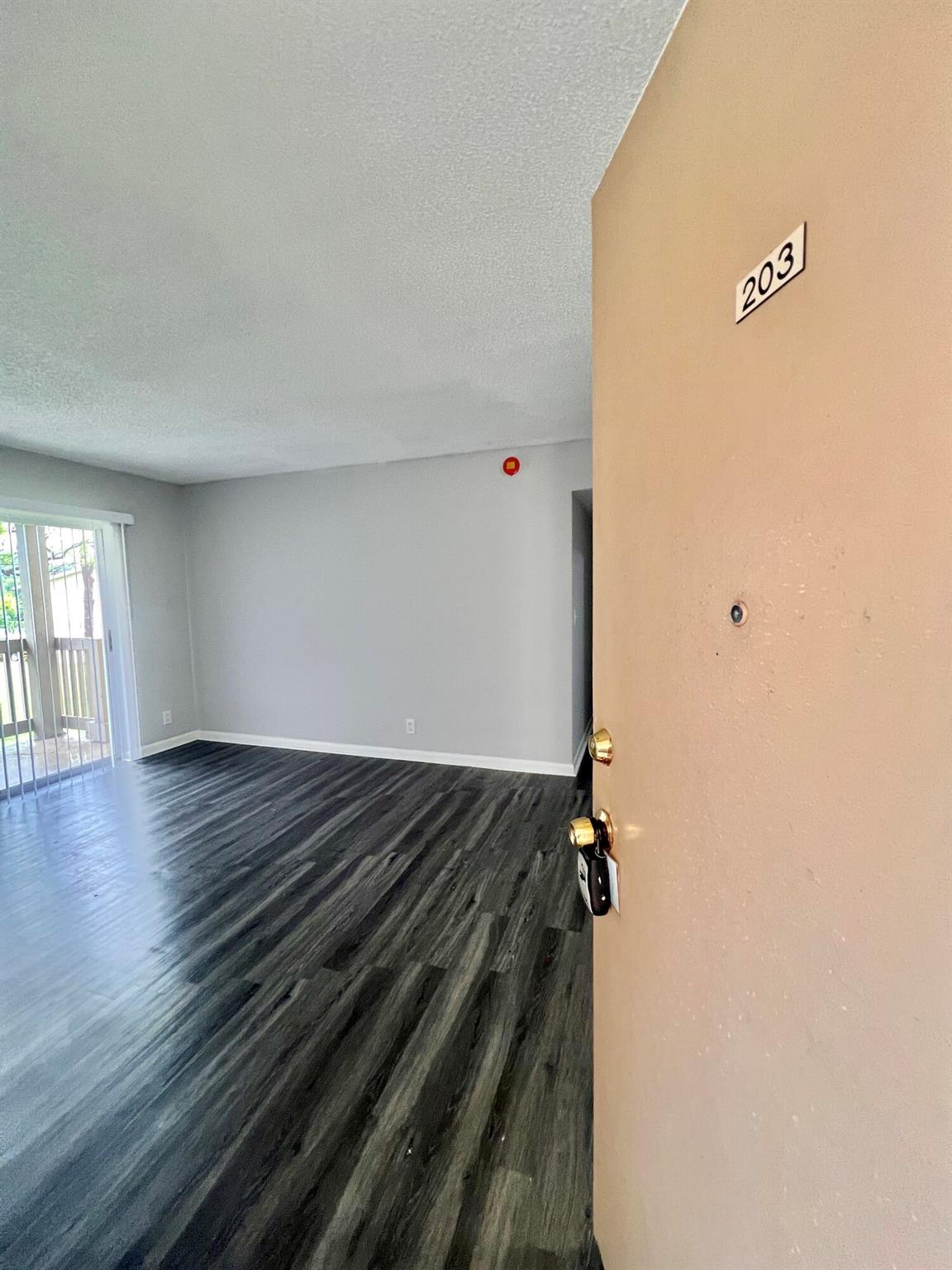 For rent Second floor- Corner unit 2 Bedroom 2 bath with beautiful garden view. Living room entryway concept.Stainless Steel Appliances. Granite Countertops. Covered patio with washer and dryer in storage area. Master Bedroom Suite Type with Closet and lots of Storage Space. All ages allowed. Pet friendly with restrictions. Freshly painted. Abbey Park Condo offer pool and tennis area. Centrally located Short drive to Walmart, Publix- Great Location !
