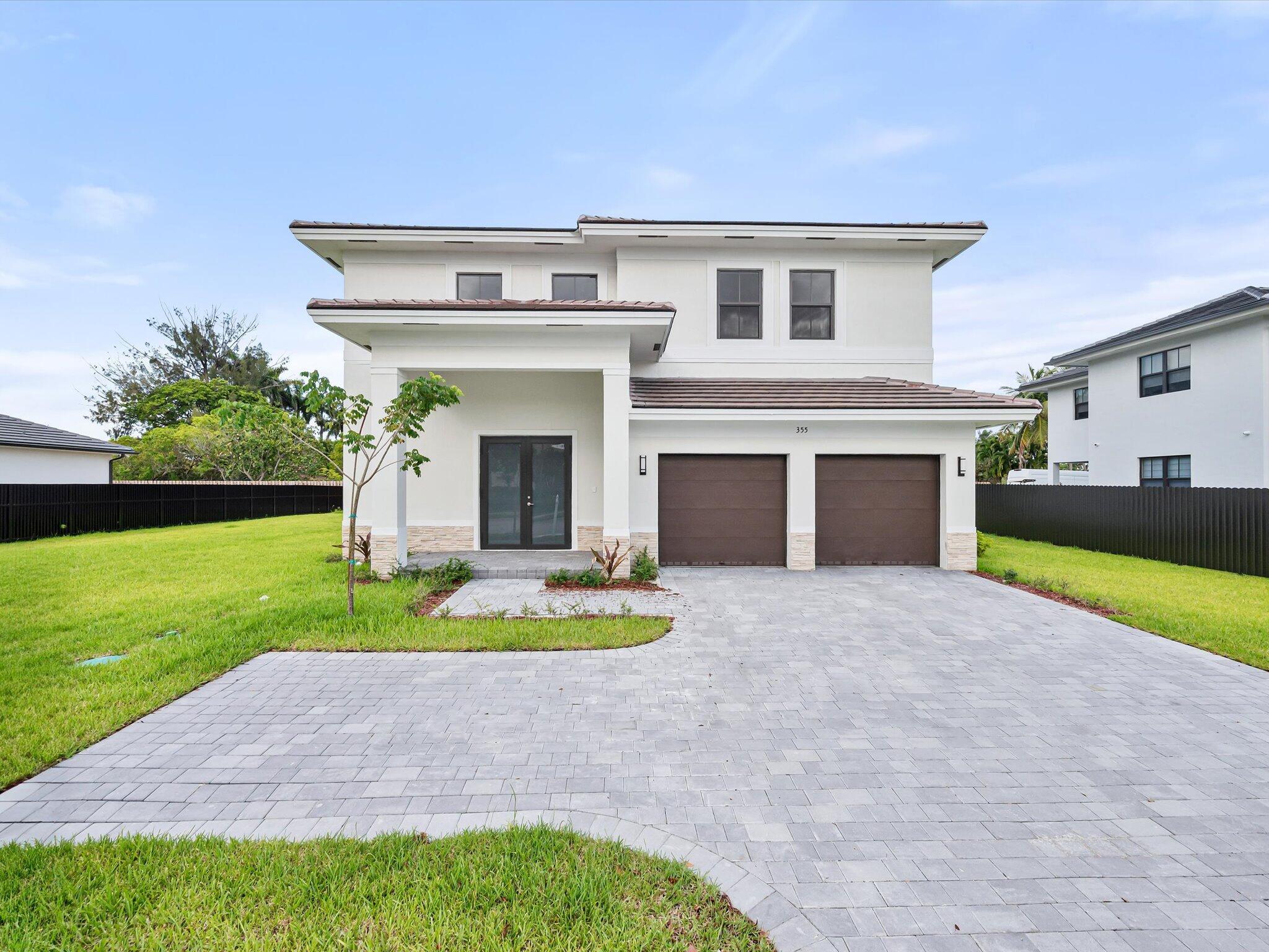 Introducing a brand-new, luxurious two-story home featuring five spacious bedrooms and four modern bathrooms, situated on a generous lot. This exquisite residence boasts numerous upgrades, including premium appliances, ungraded cabinetry, and elegant marble flooring throughout. The expansive master suite offers a large bedroom, walk-in closets, and a spa-inspired bathroom. Additional highlights include a two-car garage and ample storage space. Conveniently located with easy access to 826, the Turnpike, and City Place, this home combines comfort, style, and accessibility. Everything in this home is brand new--move in and enjoy upscale living at its finest!