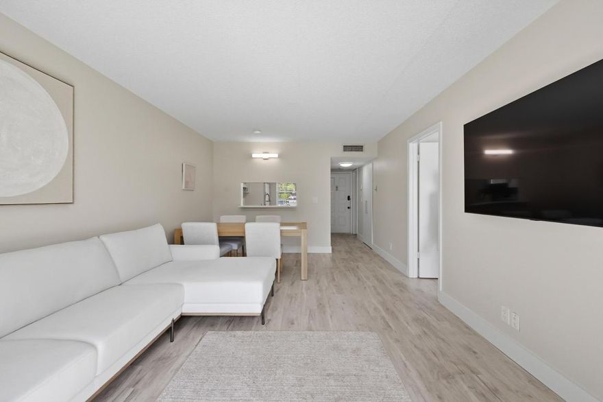 This condo is fully furnished. It has beautiful furniture. It is a very cute and cozy condo and close to shopping and downtown Coral Springs. Minutes away from Post office, Hospital, The Walk at Coral Springs and surrounded by a variety of restaurants and shopping. Washer/ Dryer in unit, all new appliances, vinyl flooring, renovated throughout and peaceful water view. Located in a beautiful and highly sought after community in Coral Springs.