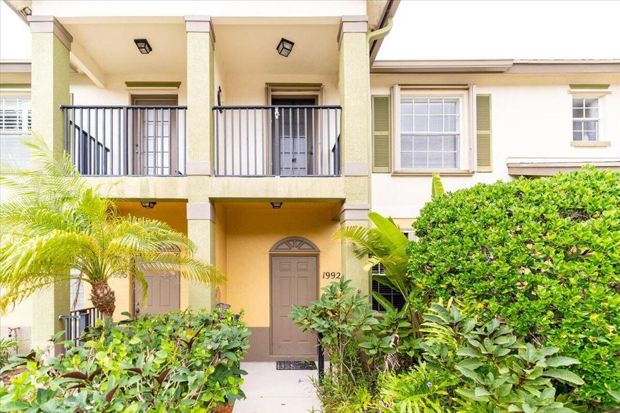 Move in condition! Come see this Two Bedroom, 2.5 Bath Townhome in desirable East Lake Village. BRAND NEW AC JUST INSTALLED. This home feature two master suites each with its own bath, granite kitchen, inside laudry with washer & dryer inlcuded, accordian storm shutters, and one car garage. Bedrooms have tray celings plenty of closet space. HOA fee includes cable, high speed internet, lawn care, pest control, sidewalks and streetlights, common areas, roof and exterior paint! Community features pool, playground, pier with fishing and picnic area.  Perfect for retiree, vacation home and great for first time home buyer! Just minutes to area beaches, shopping, restaurants, schools, downtown Jensen Beach and Stuart!