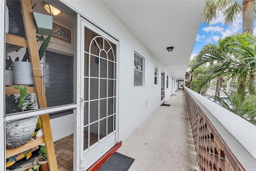 Location ! Location ! Location ! This Unit is East of Federal Highway and Super Close to the Beach !! This Unit has Granite Counter Tops, Upgraded Kitchen, Stainless Steel Appliances, Split Bedroom Floor Plan, Front Bedroom Also has It's Own Separate Entrance / Exit for Convenience and is Turn Key Ready. Laundry Conveniently Located on Same Floor as Unit. This Community Also has a Clubhouse, Community Pool, Close to Shopping, Restaurants, Beaches and More!!!