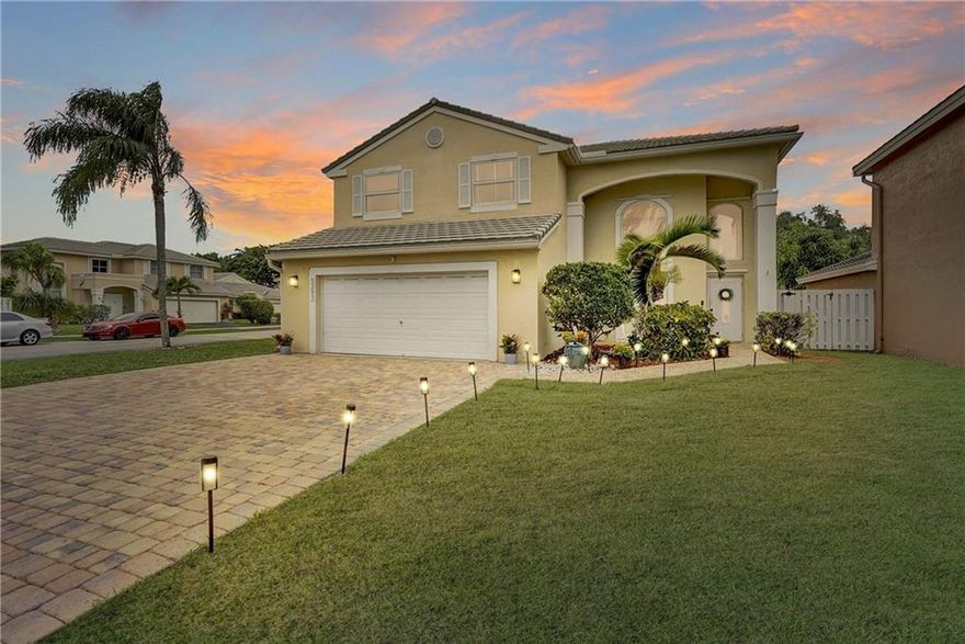 Welcome to your dream home in Winston Park - Lauren's Turn! This stunning single-family home features 3 beds 2.5 baths, and a generous driveway that can hold 9 cars. You'll love the neutral tones and warm ambiance throughout. The kitchen is a chef's delight with a pantry, an automatic garage door opener, and stainless-steel appliances. The primary suite is a relaxing retreat with a walk-in closet and vaulted ceilings with a view of the backyard. The backyard is perfect for entertaining with a screened-in patio and a lush lawn, and yes, the hottub is included! Plus, you'll enjoy the low maintenance fee. You'll also love the location of this home, close to parks, schools, shopping, major hwys, and dining. Don't miss this opportunity to own this beautiful home in Broward County! Stay Friendly javascript:__doPostBack('m_lbSubmit','')