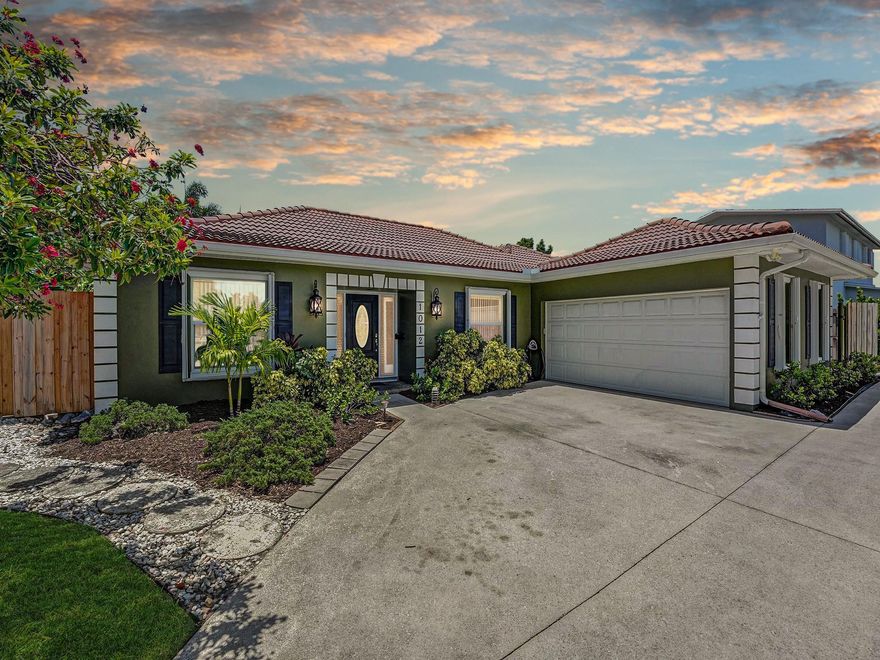 This is currently the best value for a home in the highly desirable BOCA SQUARE neighborhood. 5 minutes from downtown Boca or I-95. Zoned for the brand new Addison Mizner Elementary & Middle school. Circular driveway and 2 car garage for ample parking. Accordion shutters all around, roof replaced in 2013, newer AC & water heater. This 4 bedroom + office/den is exactly what you've been looking for. Master bedroom features a large walk-in closet (rare for an older home) with plenty of closet space in the guest bedrooms. Updated electrical panels. Paver brick patio, salt water pool pool. Kitchen features real wood cabinets, newer appliances, Corian countertops, and an eat-in area. Whole house water filtration system! Get into the most desirable schools in Boca at a great price!