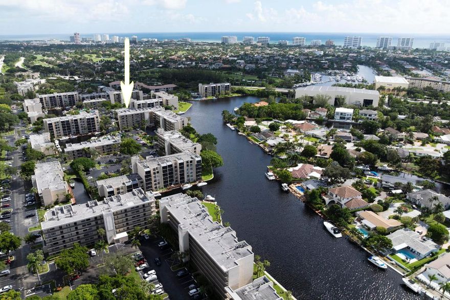Resort-style living at Boca Bayou! This upgraded 1BD/1BA (795 SF) condo features a renovated kitchen & bath, vinyl flooring throughout, and a screened-in patio with stunning canal & Intracoastal views.

Enjoy 5 heated pools, boat docks (rental), 2 gyms, tennis, and 24-hour gated security. Prime East Boca location that is only minutes to the beach, Mizner Park, and Hillsboro El Rio Park.  Beautifully landscaped grounds with palm-lined paths and scenic waterways throughout.

A move-in-ready waterfront retreat with every amenity!

Maintenance fee includes water, trash, cable, building insurance and all common area/amenities usage. Prohibited Vehicles:
Pickup trucks, motorcycles, trailers, commercial vehicles, boats, RVs, and other non-passenger vehicles are not allowed to park on the property, except for loading/unloading or designated areas.  Minivans are allowed if they meet specific criteria.
