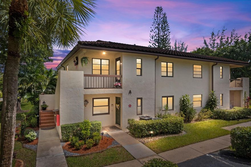 ABSOLUTELY GORGEOUS CONDO | PRESTIGIOUS GATED 55+ COMMUNITY OF GLADES OF BOCA LAGO | AMAZING LAKE AND GOLF VIEWS | NEW ROOF 2023 | Bright Open Floor Plan | Crown Molding | LED Recess Lighting | Eat-In Kitchen | White Wood Cabinets | Formal Dining Room | Large Primary Bedroom with 2 Large Closets | Ensuite with Dual Sinks &  Glass Shower | Immaculate Condition | Enclosed Sunroom | All Hurricane Impact Windows & Sliding Doors | Laundry in Unit | Extra Storage | Private Front Entrance | Pet Friendly | Gated Community | Pool & Clubhouse | Social Clubs | Walker and Biker Friendly | Optional Golf Membership with State-of-the-Art Course | Tennis & Pickleball & much more! Minutes to Beach, FAU, Uptown Boca, Mizner Park, Royal Palm Plaza & I-95 | AC 2009 | WH 2006 | ROOF 2023 | PRESENT ALL OFFERS!