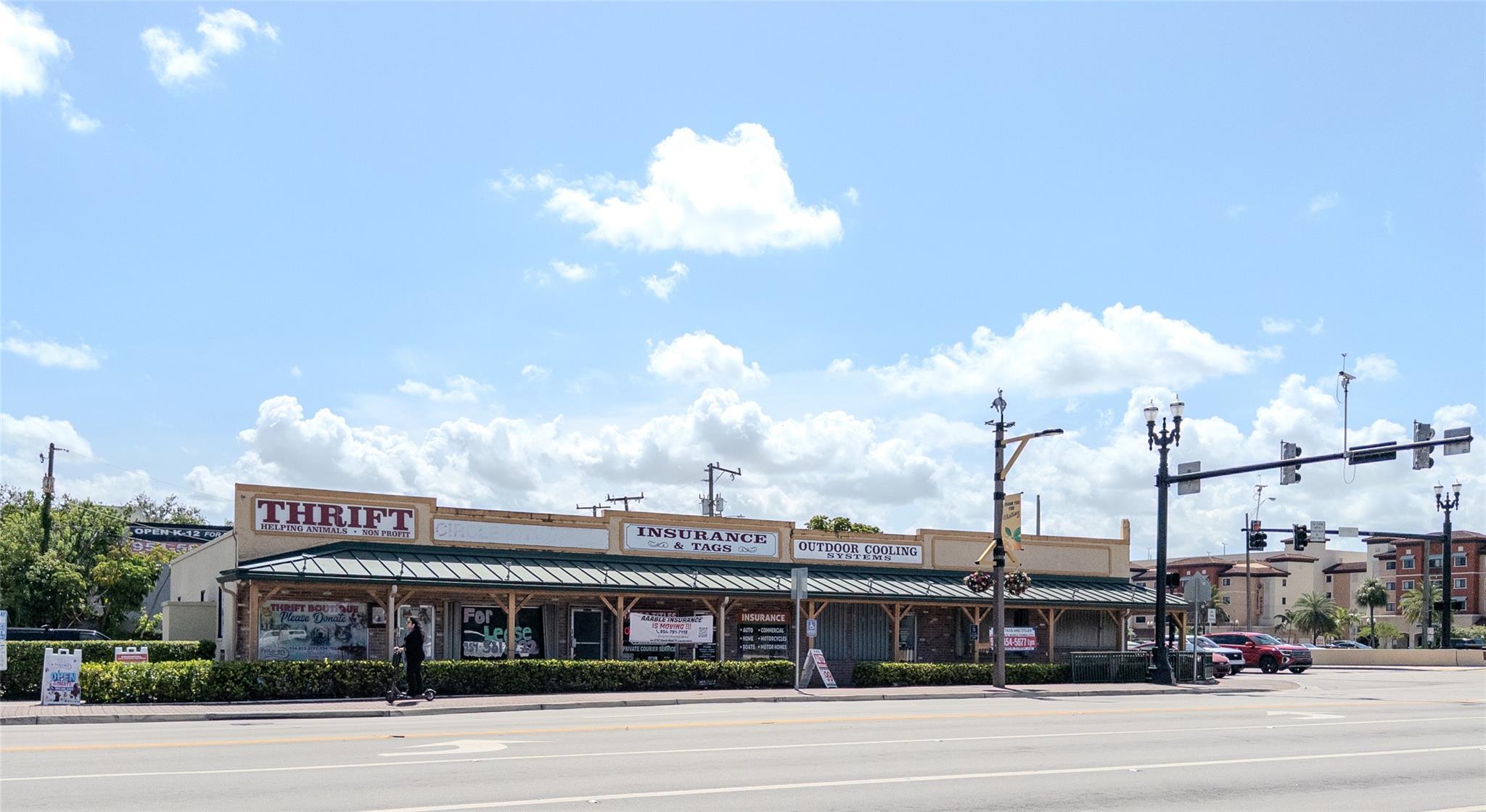 Prime 720 sq ft retail space for lease in the heart of Davie’s historic Western-themed downtown! Located on busy Davie Road with great visibility and high foot traffic, this freshly painted space features brand-new epoxy floors, one bathroom, and accordion shutters for added security and storm protection. Perfect for boutiques, coffee shops, salons, small eateries, galleries, or office/showroom use. Versatile layout makes it easy to customize for your vision. Positioned in a rapidly growing corridor with major new development plans that will bring even more residents, visitors, and energy to the area. Don’t miss this rare chance to plant your business in Davie’s future! Terms: Prefer a multi-year lease.