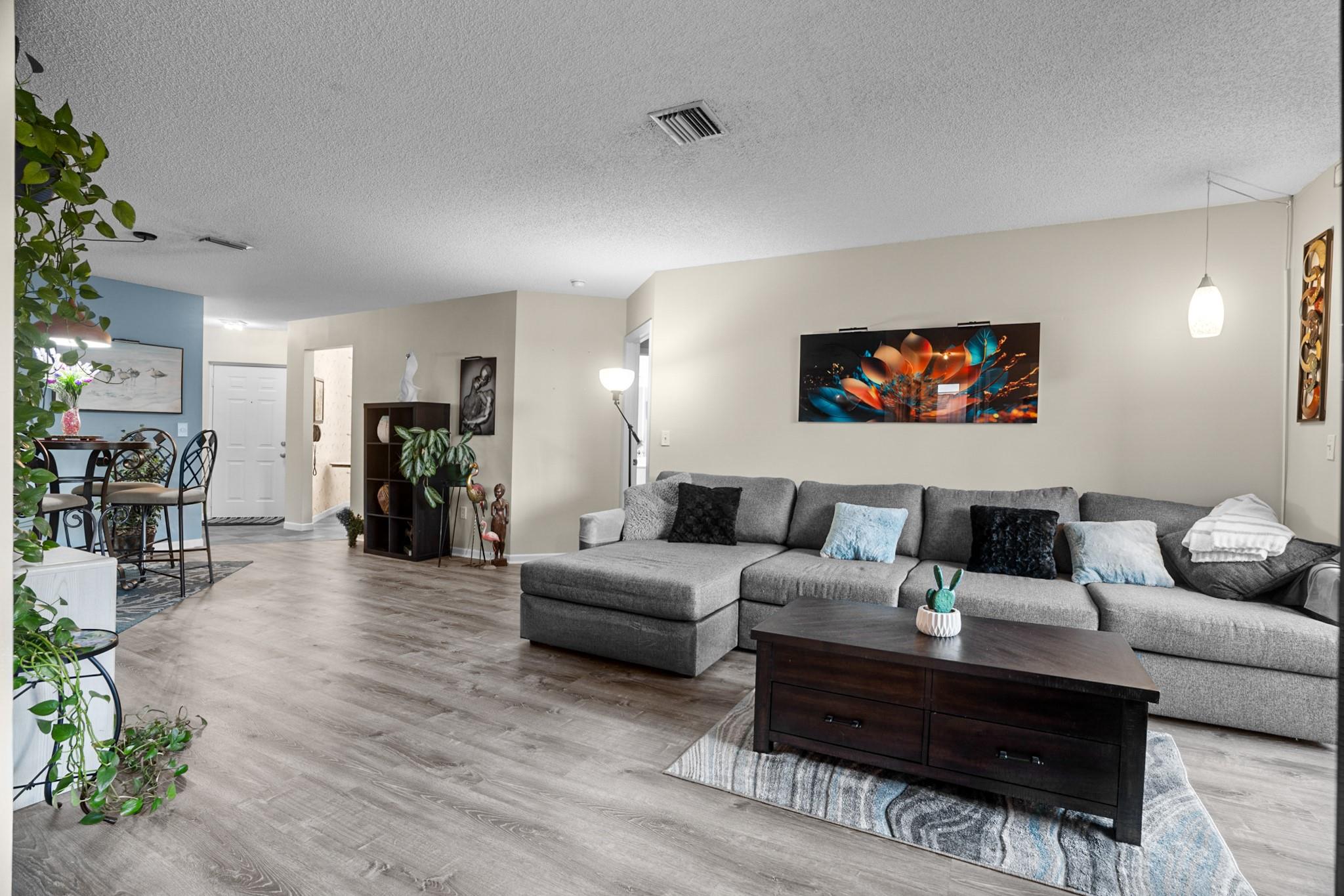 Bright 3/2 condo in Bayview at The Township! North of Sample Rd, 2 blocks from future site of Mainstreet at Coconut Creek, & minutes to The Promenade! Township ameneties include an olympic sized pool, theatre, fitness center, and classes & activities to take advantage of monthly. Property features accordian hurricane shutters, neutral paint, new hw heater with 6yr warranty, newer vinyl plank flooring in main living area, new stove, handicap accessible shower with new glass enclosure in master, full sized washer/dryer, metal security door, amazing cross breezes, & transferrable PRIDE appliance contract. Maint. inc. cable/internet/water. Bldg roof 2yrs new & painted 1yr ago. 30yr insp. done Assoc. requires 10% down at contract.