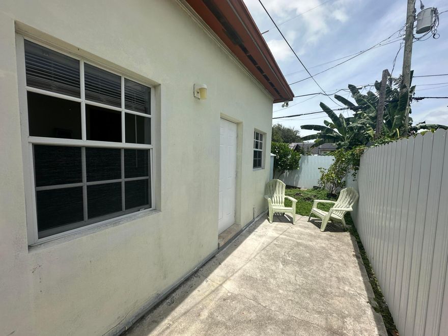 A spacious furnished studio located within 2 miles of Biscayne Blvd. Utilities are Included. On the east side of the property, behind a gate with parking in front of your unit. Utilities are Included. Rapid approval. Rental insurance is required. Call today.