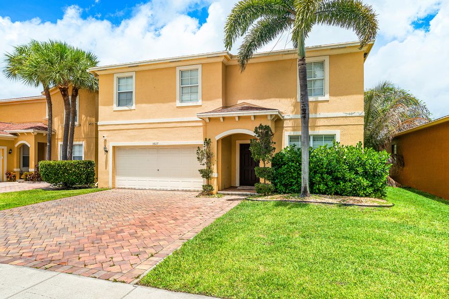 Experience luxury living in this beautifully maintained waterfront residence. From the grand room's open-concept design to the seamless water views, every detail invites comfort. The kitchen serves as the heart of the home with premium granite surfaces and stainless appliances. The primary suite is a true sanctuary, featuring an integrated sitting room/office and dual walk-in closets. With generously sized bedrooms on both levels and a versatile upstairs loft, there is room for everyone. Recent updates include both up and down stairs new A/C systems. Situated in a quiet, gated neighborhood offering a premium clubhouse and fitness center.
