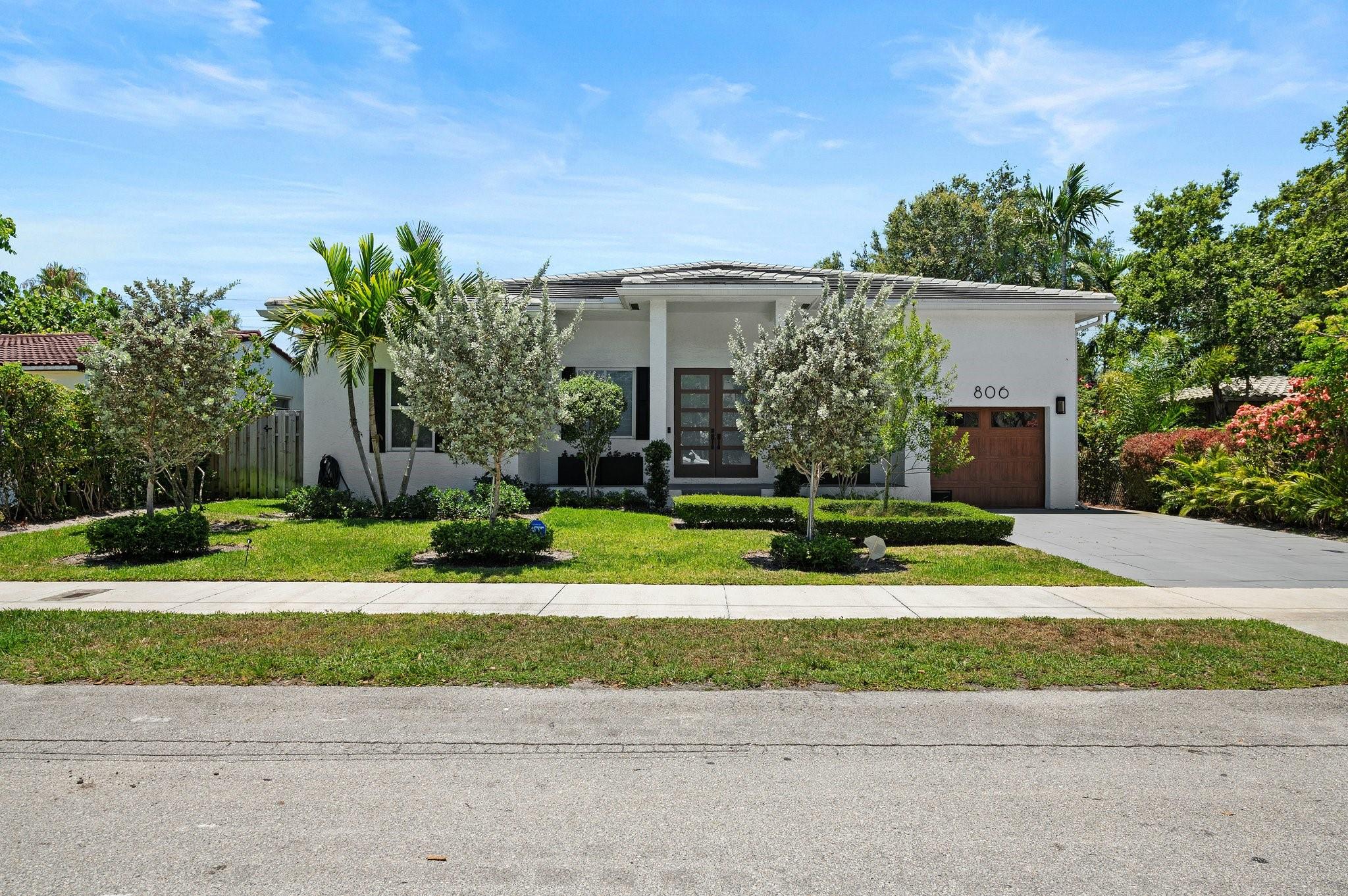 This stunning newer built 2022 transitional contemporary private one story masterpiece located on an oversized lot in highly sought Rio Vista is designed to fit a lifestyle of simple elegance. The luminous open floor plan is enhanced by soaring ceilings and a wall of sliding doors that blend the indoor & outdoor living space. Double door entry leads to a separate formal living & dining room, state of the art Chef's kitchen with two entrances including tons of cabinetry, quarts countertops, double pantry, built- in beverage area & a huge island overlooking the grand family room. 4 large bedrooms include built in custom closets & two walk-in closets in Primary Suite. 4 full bathrooms. Beautifully landscaped backyard surrounding the pool area. Close to everything. No HOAs.