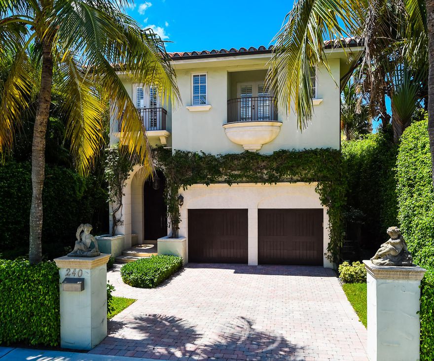 Stunning in town home with 12' ceiling on 1st floor 8-10 foot on 2nd floor and built In 2002 by Woolems Const. Limestone floors, Impact windows and doors, large family room, living room and formal dining room. Mediterranean style with a ''Today Look'' inside.