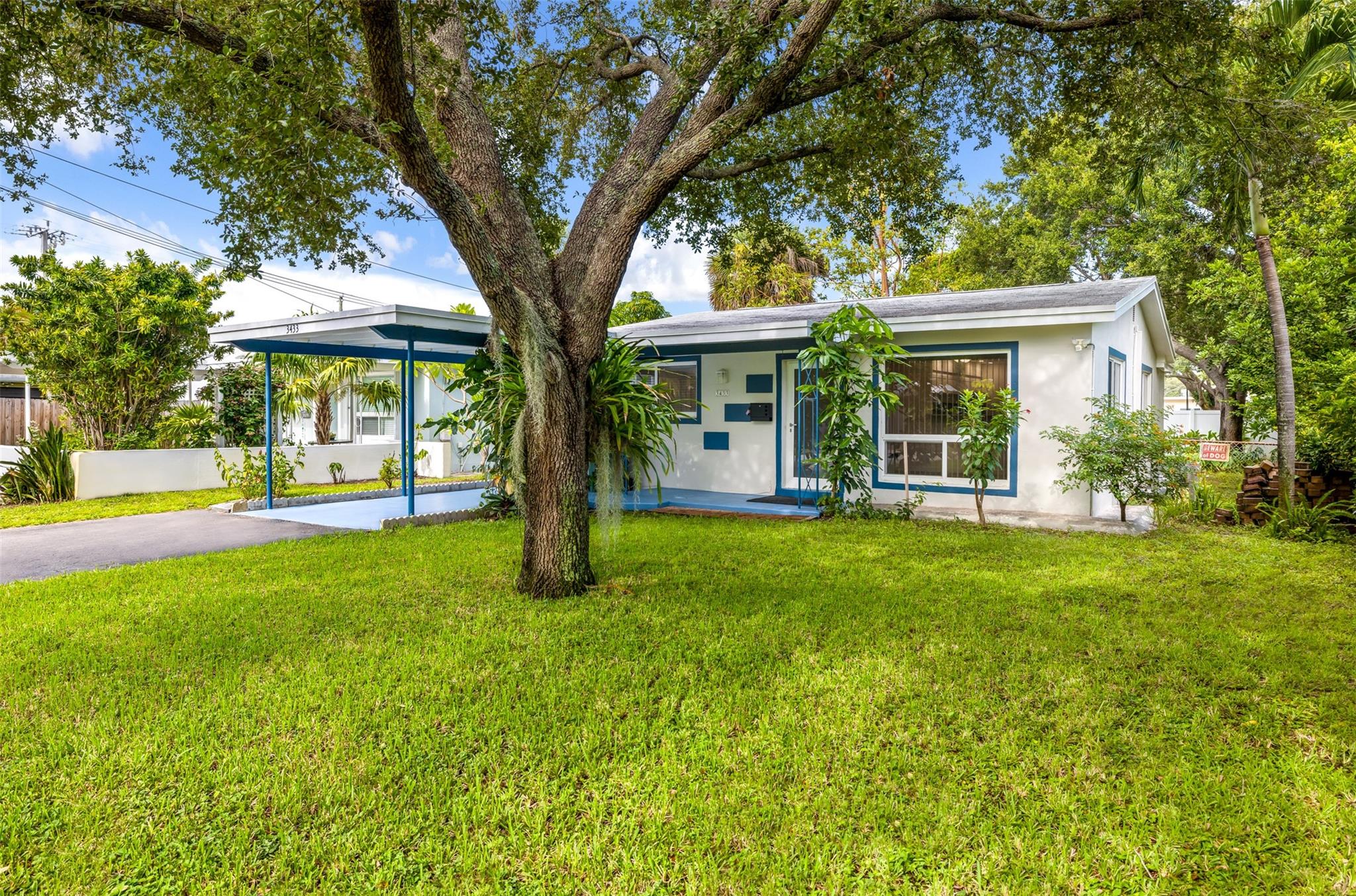 Totally Updated 2/1 Single-Family Home w/ Development Potential in the heart of the newly developed downtown Oakland Park w/ easy access to restaurants, bars, shops & City Hall. Home is generator-ready & features: Roof: 2017 (shingle), Water Heater: 2017, Electrical Panel: 2016, Impact Windows, Plumbing: Copper pipes w/ PVC, SS appliances w/ warranty, Fresh paint inside & out, City sewer & well-fed irrigation system (3 zones), Shed, Carport & space for a pool. This home sits on a 0.14-acre lot w/ IN3 zoning, offering exciting development possibilities: up to 3 stories allowed, 16 dwelling units per acre (this lot allows 2 units), potential to build 2 townhomes or a duplex, mixed-use potential (buyer to verify with city). May also be used as an art studio, library, or creative space. NO HOA