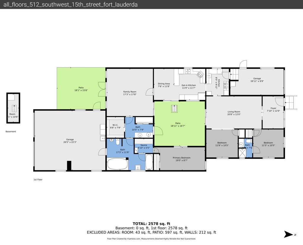 Photo of 512 SW 15th Street, Fort Lauderdale, FL 33315 (MLS # B26027357)